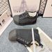 2025 New Spring Summer Canvas For Women Flat Mid-Top Height Increasing 8Cm White Versatile Casual Fashion Women's Shoes_vogvips.com