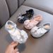 New Lady Girl Princess Girl Baby Student Single Shoe Leather Shoes Dance Velcro_vogvips.com
