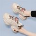 Wholesale Sports Women's Dad Shoes 2025 New Spring Autumn Genuine Leather Versatile Thick Sole Flat Soft Sole Casual Women's Shoes_vogvips.com