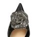 8238-H52 Chinese Style Women's Banquet High Heels Shallow Mouth Pointed Side Hollow Rose Water Diamond Flower Single_vogvips.com