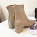Winter Martin Zipper Style Chunky Heel Short New 2025 Square Toe Women's Boots_vogvips.com