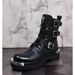 European Warm Series Korean Style Trendy Fashion Versatile Genuine Leather High-top Riding Work Height Increasing Men's Martin Boots_vogvips.com