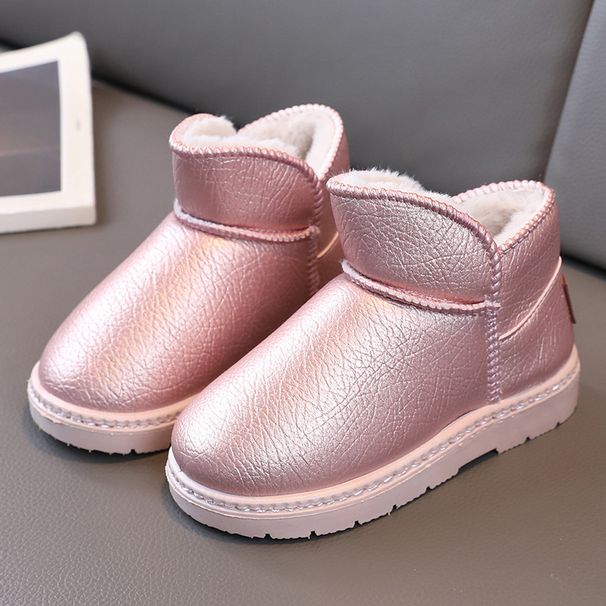 Children's Snow Boots For Boys And Girls 2025 New Style Winter Fleece And Thickened Cotton Shoes_vogvips.com