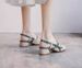 Baotou Women's Summer Casual Outer-heeled Thick-soled High-heeled Stylish French-style Lace-up Shoes With Skirt Matching_vogvips.com