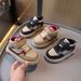 Spring New Children's Sports Shoes Sneakers Solid Bottom Boys Basketball Shoes High Top Girls Velcro Bread Shoes_vogvips.com