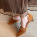 Foreign Trade Pointed-toe Sandals, Featuring Breathable Woven Fabric And Durable Flat Soles_vogvips.com