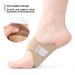 Adjustable Arch Support Insoles For Flat Feet – Soft Silicone Orthotic Inserts With Non-Slip Straps (Skin/Black, Adult & Kids Sizes)_vogvips.com
