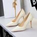 European And American Style Ball Evening High Heels Women's Fine Heel Professional Work Shoes Non-Slip Pointed Toed High Heels_vogvips.com