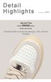 Women's Korean Style Casual Sports Shoes Platform Height Increasing Versatile White Sneakers_vogvips.com