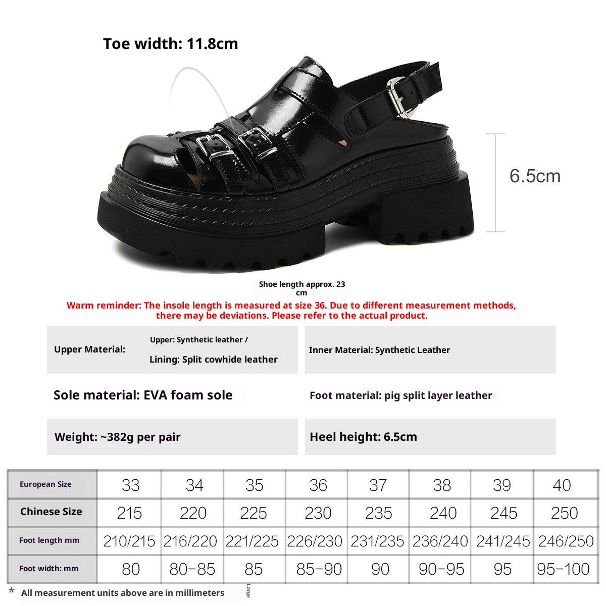 Cameido Women'S Platform Roman Sandals Knitted Ankle Wrap Caged Shoes With Strap Buckle Backless_vogvips.com