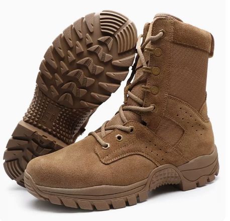 Outdoor Boots Spring And Summer Leather Wear-resistant Off-road Mountain Running Training Desert Boots_vogvips.com