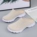 Summer Women's Sports Slippers, Lazy Mesh Surface, Breathable Half Trailer, Casual Walking Shoes, Large 628 84B_vogvips.com