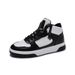 Spring Women's High-Top White Sneakers - Style Flat Casual Shoes | Streetwear Fashion A1052_vogvips.com