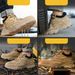 Men’s Shoes Anti Smash And Anti Puncture Steel Toe, Lightweight, Wear Resistant, Deodorant, Breathable, Safety Construction Site Shoes_vogvips.com