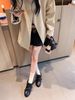 Retro-style Mandarin Duck Lace-up Belt Buckle Flat, De Xun Shoes, Fashionable, Versatile And Casual Forrest Gump Shoes For Women_vogvips.com