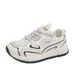 Little White Shoes Female And Female Students Mesh Casual Sports Versatile Board Shoes Street Shooting_vogvips.com