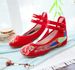 Xiuhe Clothing Paired With Embroidered Fabric Wedding Shallow Mouth Low Heels, Spring And Autumn Women's Single Shoes,_vogvips.com