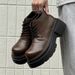 Retro Martin Boots Men's Medium-top Thick-soled High-top Leather Shoes Heightening Locomotive Tooling Short Boots_vogvips.com