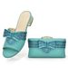 The evening with women's medium heel broken diamond round head wear slippers with fashion diamond hot dinner bag set_vogvips.com