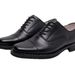 New Men's Formal Three-Section Leather Shoes Handmade Business Lace-Up Casual Top Layer Cowhide_vogvips.com