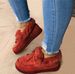 European And American Style Wish Winter New Round Toe Fleece-Lined Thickened Warm Cotton Shoes Thick-Soled Snow_vogvips.com