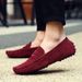 Men's Suede Beanie Shoes Men's Shoe Cover Shoes Breathable Casual Shoes_vogvips.com