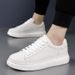 Genuine Leather Men's Board New Comfort Brand Styles Black And White Thick Soled Comfortable Shoes Luxury Hot Selling_vogvips.com