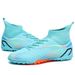33-46 Men's High-top Sock Mouth Football Shoes TF Broken Nails Youth Sports Shoes Football Training Shoes Children Football Boots_vogvips.com