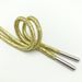 Round Metallic Shoelaces With Aglets - Gold, Silver, Black & Rainbow Colors For Sneakers & Casual Shoes (70-160cm)_vogvips.com