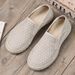 Summer New Mesh Breathable Casual Slip-On Men's Large Size Daily Outdoor Single Shoes Men_vogvips.com