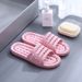 Slippers Summer Bathroom Water Leakage Indoor Hollow Home Men And Women Couples Simple Flat Soft Bottom Bathing Sandals_vogvips.com