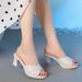 Chunky Heel High-Heeled 2026 New Model Women, Fashionable And Versatile For Outdoor Wear, Summer Soft-Soled Peep-Toe_vogvips.com