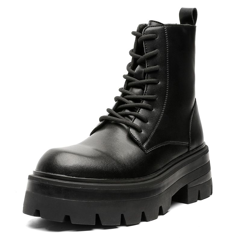 Retro Locomotive Tooling Boots Outdoor Hiking Boots Casual Boots_vogvips.com