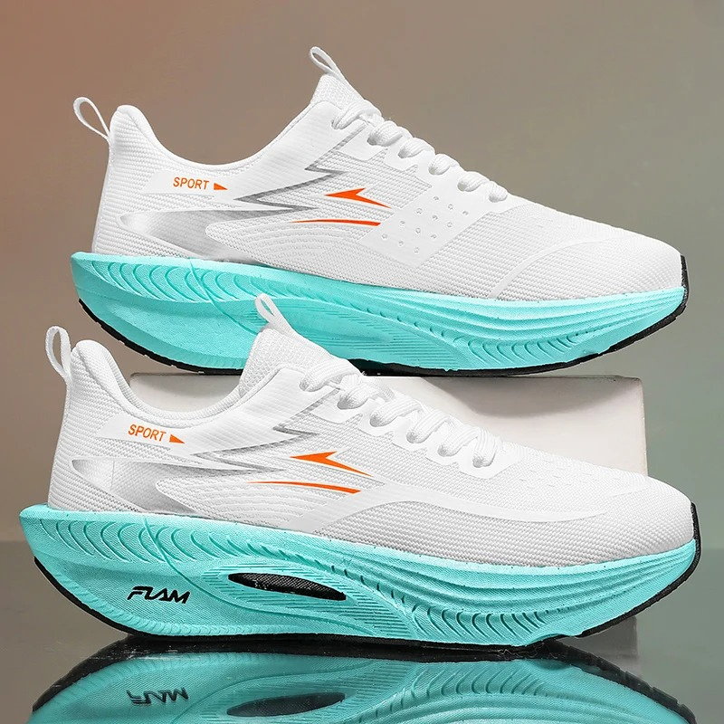 Fashion Women Sports Running Shoes Casual Breathable Lightweight Men Comfortable Walking Outdoors Sneakers_vogvips.com