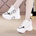 New Style Inner Height Increasing Mesh Breathable Height Enhancing Casual Sports Shoes Thick Soled Dad Shoes_vogvips.com