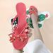 Jelly Diamond PVC Sandals - Transparent Flat Shoes For Women_vogvips.com