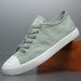 Men's Autumn Low‑Top Lace‑Up Canvas Sneakers, Classic Versatile Breathable Casual Skate Shoes, Fashion Minimalist Trendy Footwear For Men_vogvips.com