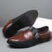 Suitable For All Seasons 2024 New Summer Slip-On Men's Round Toe Casual Leather Shoes Business_vogvips.com