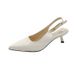 Summer Pointed Toe Women Sandals Fashion Mid Heels Stripper Ladi Elegant Banquet Slingbacks Mul Party Drs_vogvips.com