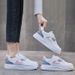 Ins Trendy Basic White Women 2025 Spring New Breathable Thick Bottom Korean Board Shoes For Female Students Qr663_vogvips.com