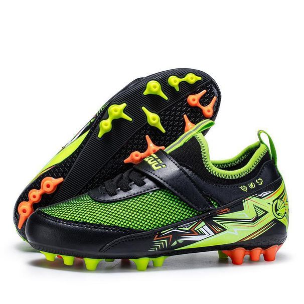 Soccer Shoes Soccer Cleats Football Boots Trainingshoes Youthsoccerboots New Low-Top Children's Mesh Shoes With Velcro Boys' Training, AG Long-Studded_vogvips.com