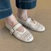 Lan Cabinet Edition ~ Ultra Soft Leather Hollow Strap Mary Jane Shoes Flat Breathable Shallow Ballet Flats_vogvips.com