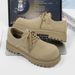 ShoeVault Derby 2025 New Spring And Autumn Low-top Martin Boots Men's Retro Work Thick-soled Height-increasing Suede Shoes_vogvips.com