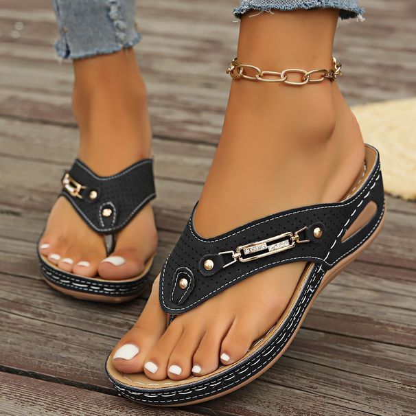 Summer Womens Sandals Orthopedic Flip-Flops With Arch Support Thick Sole Slippers Non-Slip For Daily Wear Beach_vogvips.com