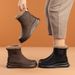 New Snow 2025 Winter Plush Warm Casual Short Boots Versatile Women's Color Polished Fashion Shoes_vogvips.com