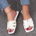 Women's Shoes Large Size New Fifteen Colors Women's Slippers Flat Bottom Square Head Leather Stitching Slippers Women's SandalsGolden Shoes_vogvips.com