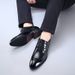 Euro Step First Layer Cowhide Brogue Carved Business British Formal Wedding Genuine Leather Casual Men's Shoes_vogvips.com