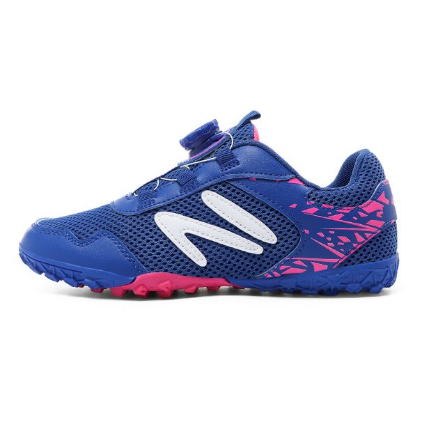Breathable Mesh Soccer Cleats For Kids & Adults – Lightweight Football Shoes With Rotational Studs & Hook-and-Loop Strap For Training & Matches_vogvips.com
