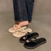 Butterfly Flower Flip-Flops Women, Summer Outdoor Wear, Student Fashion, Durable Non-Slip Flat Toe Post Sandals, Beach_vogvips.com