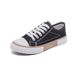 Spring And Autumn New Canvas Female Students Lace Up Board Cookie Breathable Casual Women's Little White Shoes_vogvips.com